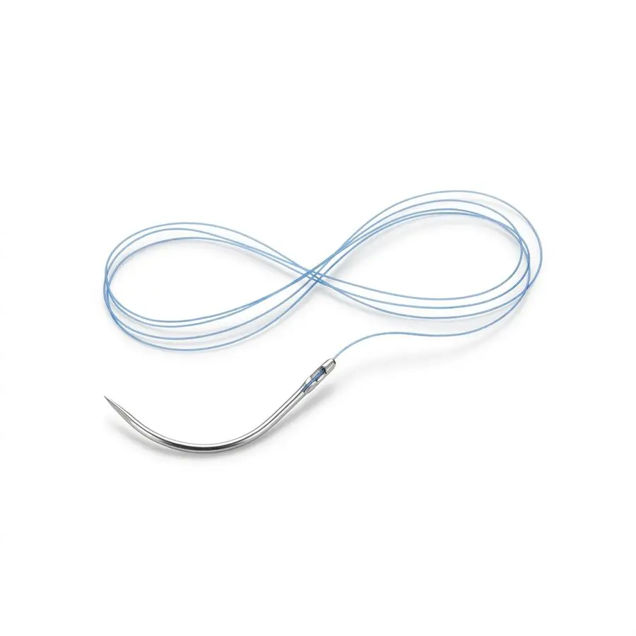 Fil de suture non résorbable monofilament PROLENE 8/0 — aiguille 3/8 C 8 mm, fil 45 cm - Ethicon