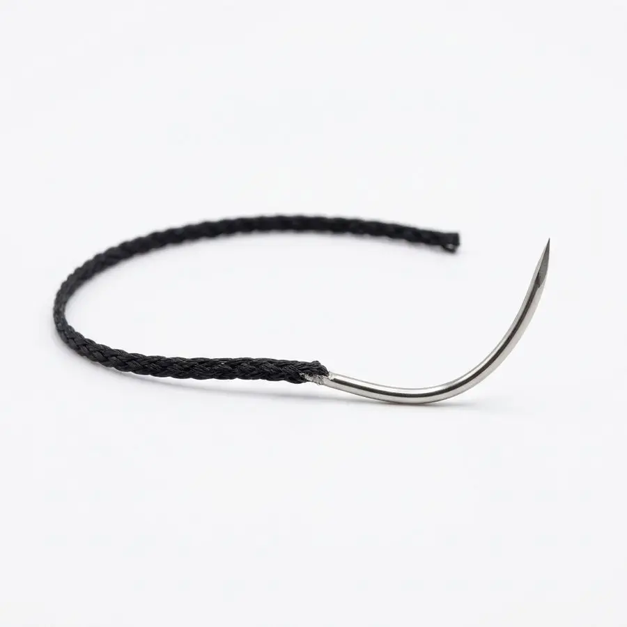 Fil de suture non résorbable tressé MERSUTURE 0 — aiguille ronde 1/2 cercle 30 mm - Ethicon
