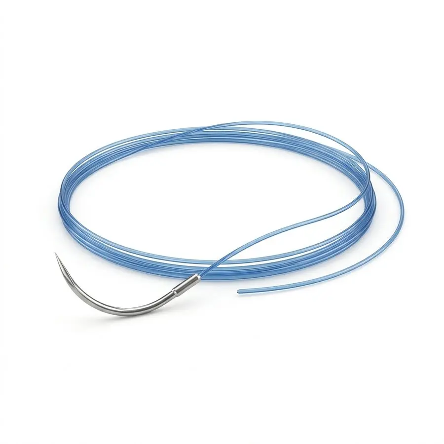 Fil de suture non résorbable monofilament ETHILON 4/0 — aiguille 3/8 triangulaire 24 mm, 90 cm