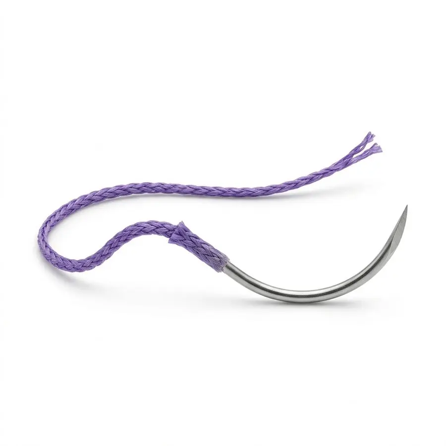 Fil de suture résorbable tressé VICRYL 0 serti — aiguille triangulaire 1/2 cercle 36 mm - Ethicon