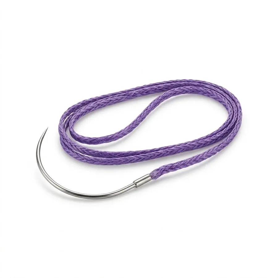 Fil de suture résorbable tressé VICRYL 2/0 — aiguille corps rond 1/2 cercle 48 mm - Ethicon