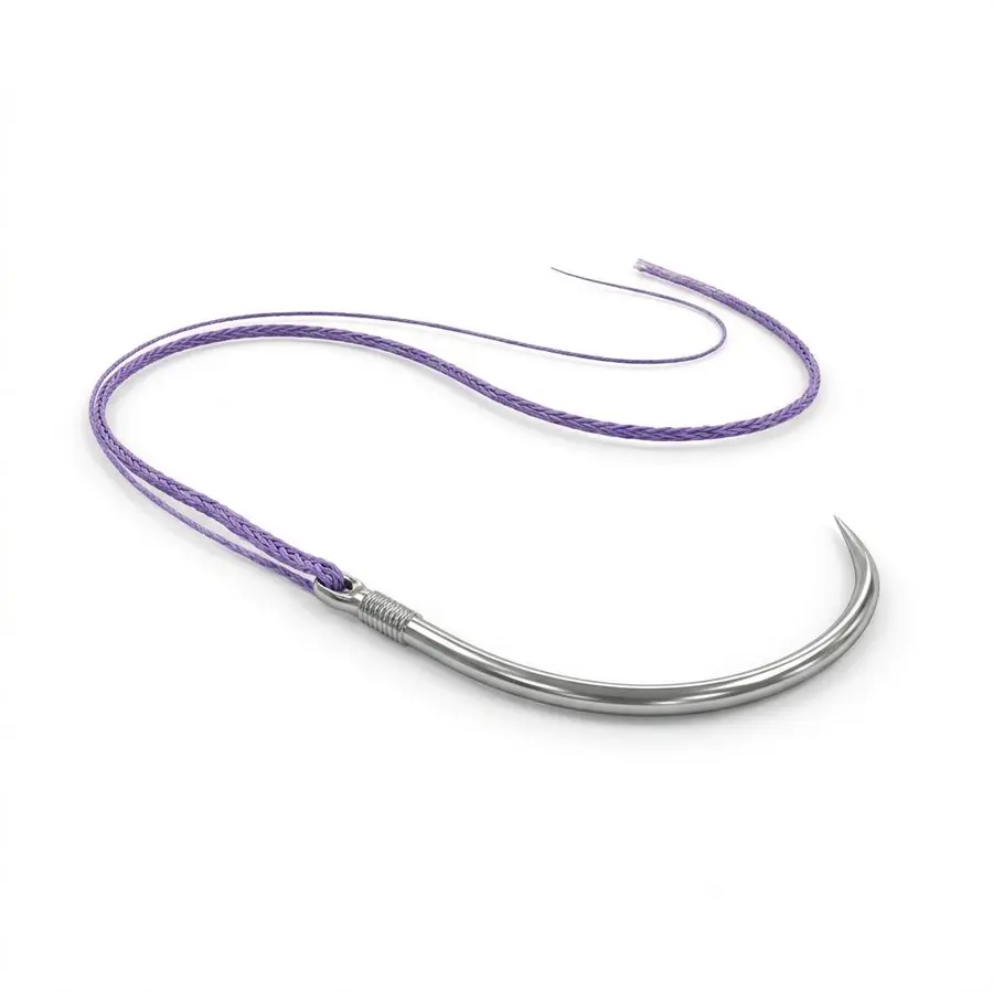 Fil de suture résorbable tressé VICRYL PLUS 2 — aiguille ronde 1/2 cercle 40 mm - Ethicon