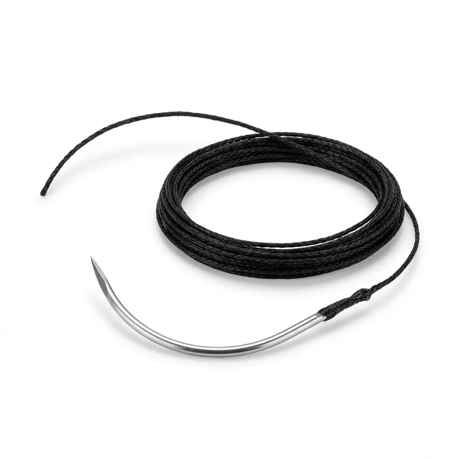 Fil de suture non résorbable tressé SOIE 3/0 — aiguille coupante 3/8 de cercle 16 mm - Ethicon