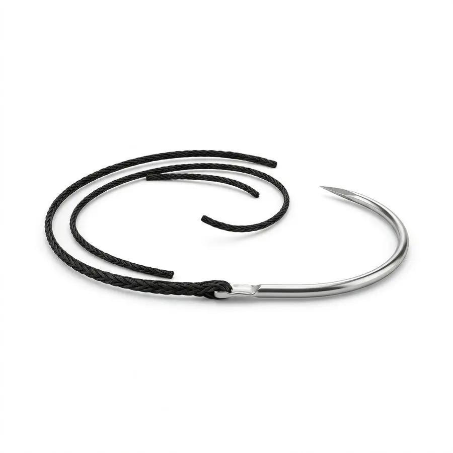 Fil de suture non résorbable tressé SOIE 3/0 — aiguille corps rond 1/2 cercle 26 mm - Ethicon