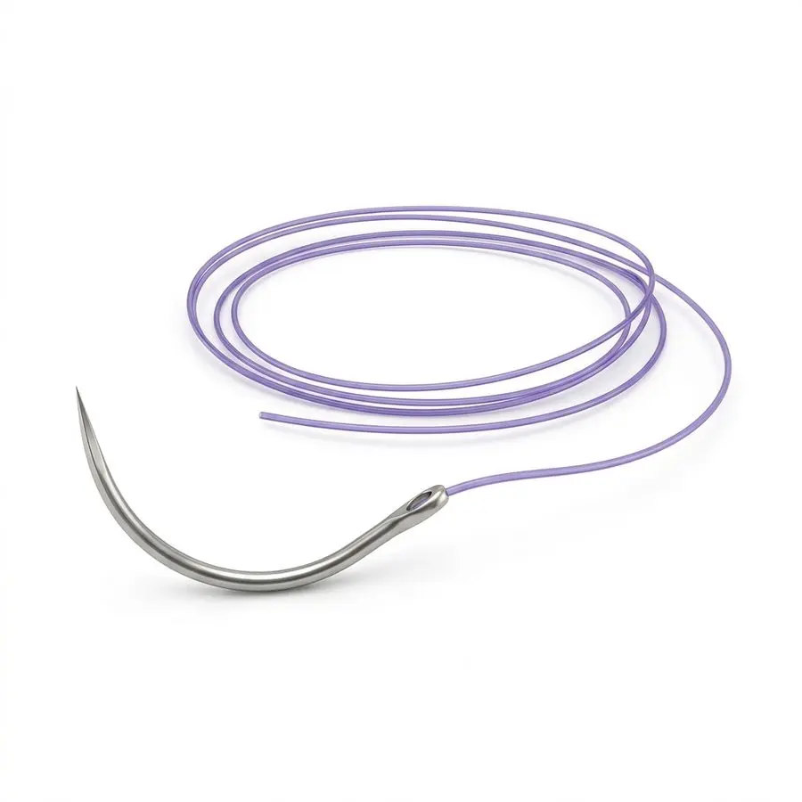 Fil de suture résorbable monofilament PDS 5/0 — aiguille corps rond 1/2 cercle 17 mm - Ethicon