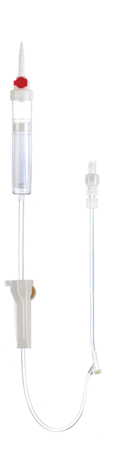 Transfuseur avec robinet a 3 voies - Poly-Medicure