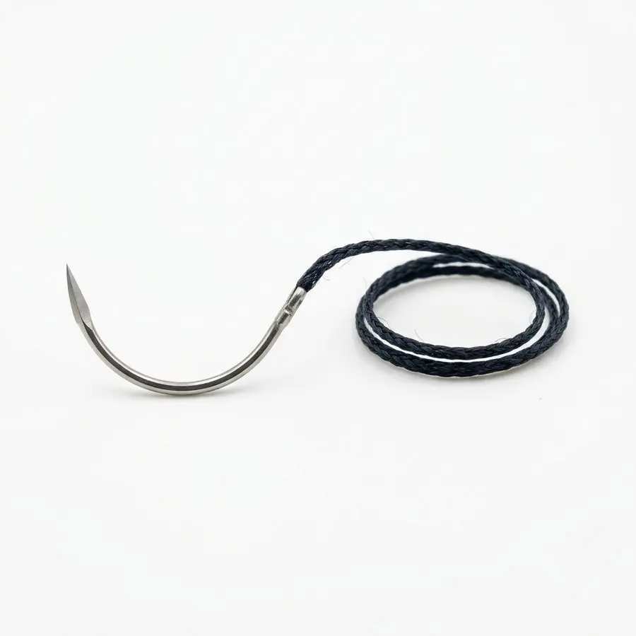 Fil de suture non résorbable tressé MERSUTURE 0 — aiguille triangulaire 1/2 cercle 26 mm - Ethicon