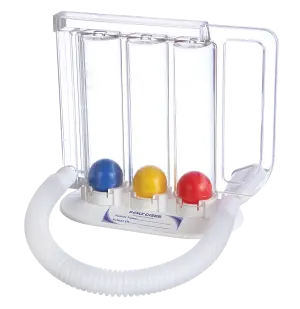 Respiratory exerciser polyciser (spirometre)