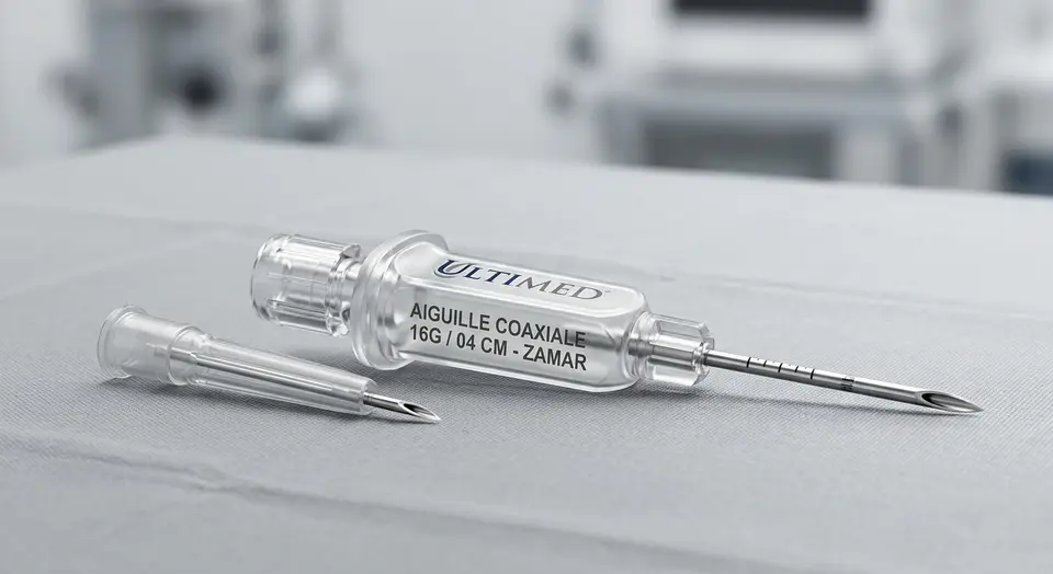 Aiguille coaxiale 16G/04 cm - ZAMAR