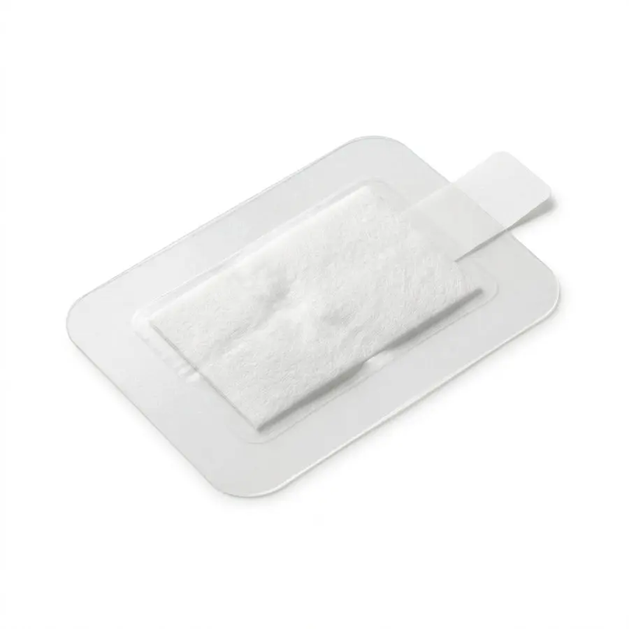 Pansement transparent avec compresse absorbante 3M Tegaderm + Pad 5x7 cm — illustration