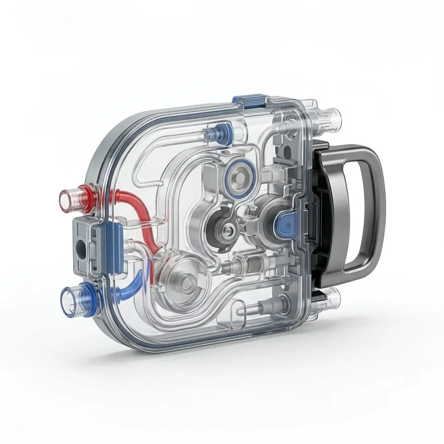 Cassette de phacoémulsification Centurion Silver Complete 45° Alcon — illustration