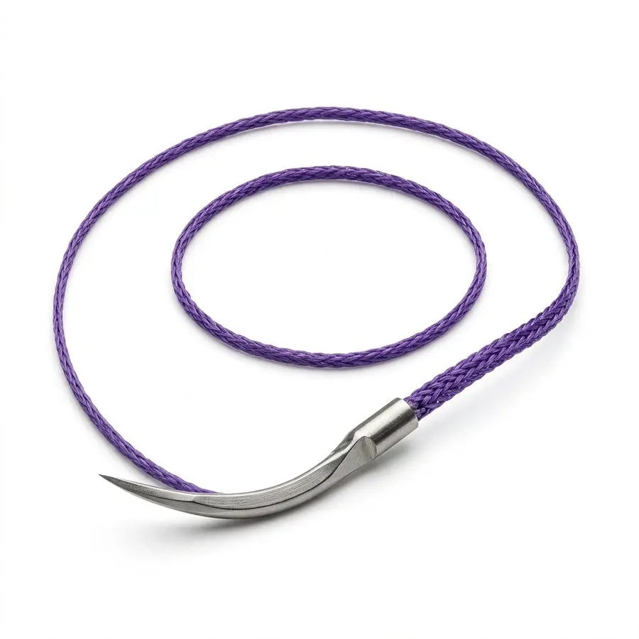 Fil de suture résorbable tressé VICRYL 2/0 — aiguille triangulaire 3/8 cercle 30 mm — illustration