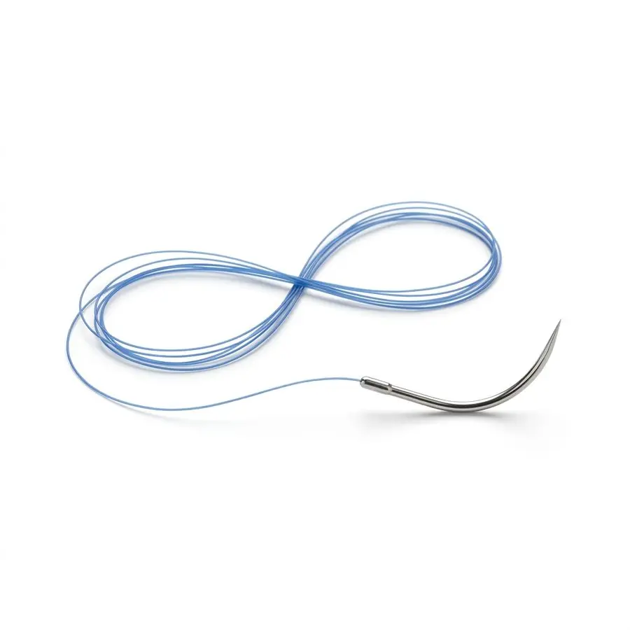 Fil de suture non résorbable PROLENE 5/0 — aiguille corps rond 3/8 de cercle 9,3 mm — illustration