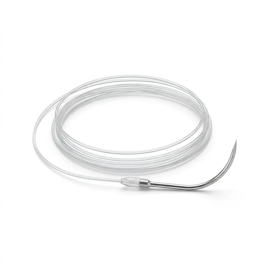 Fil de suture résorbable monofilament MONOCRYL 4/0 — aiguille 3/8 de cercle 13 mm, fil 45 cm — illustration