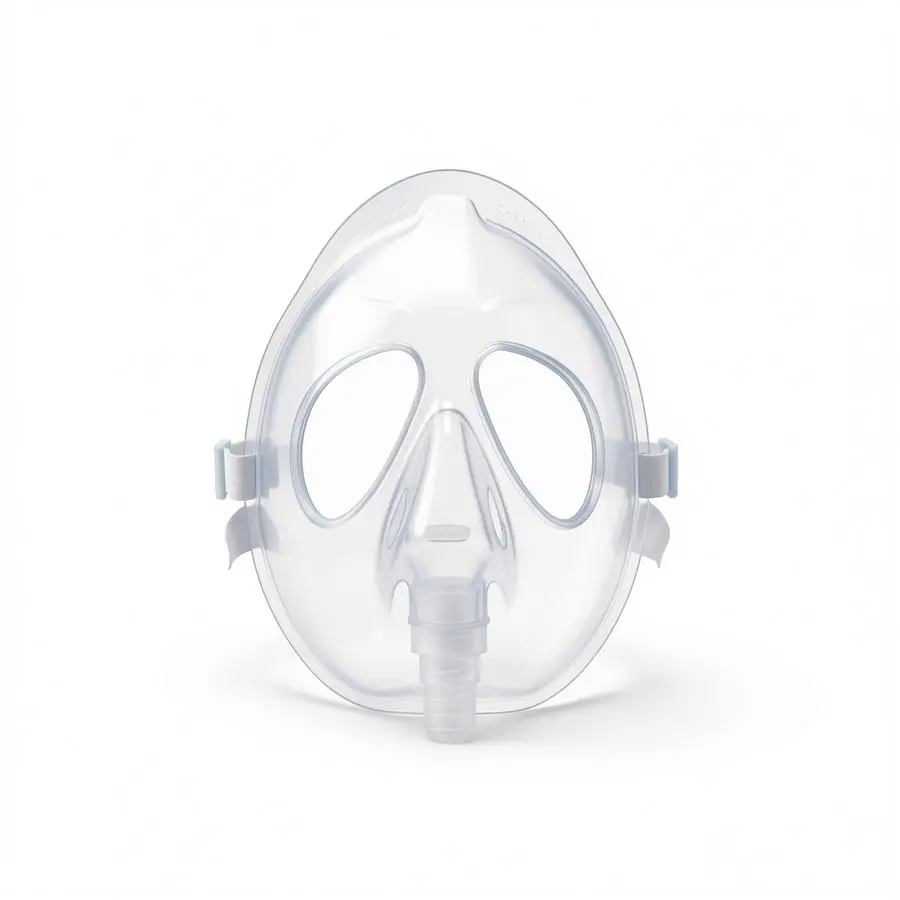 Masque de nébulisation pédiatrique — usage bloc opératoire — illustration