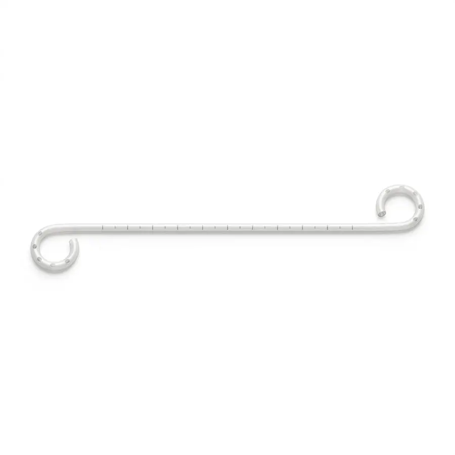 Sonde double J bout ouvert sans guide CH 6, longueur 28 cm — sonde urétérale — illustration