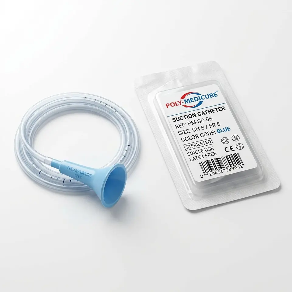 Sonde d'aspiration CH 8 Ref. 2001 - Poly-Medicure