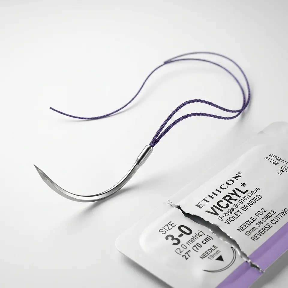 Suture Vicryl 1 - aiguille 40 mm