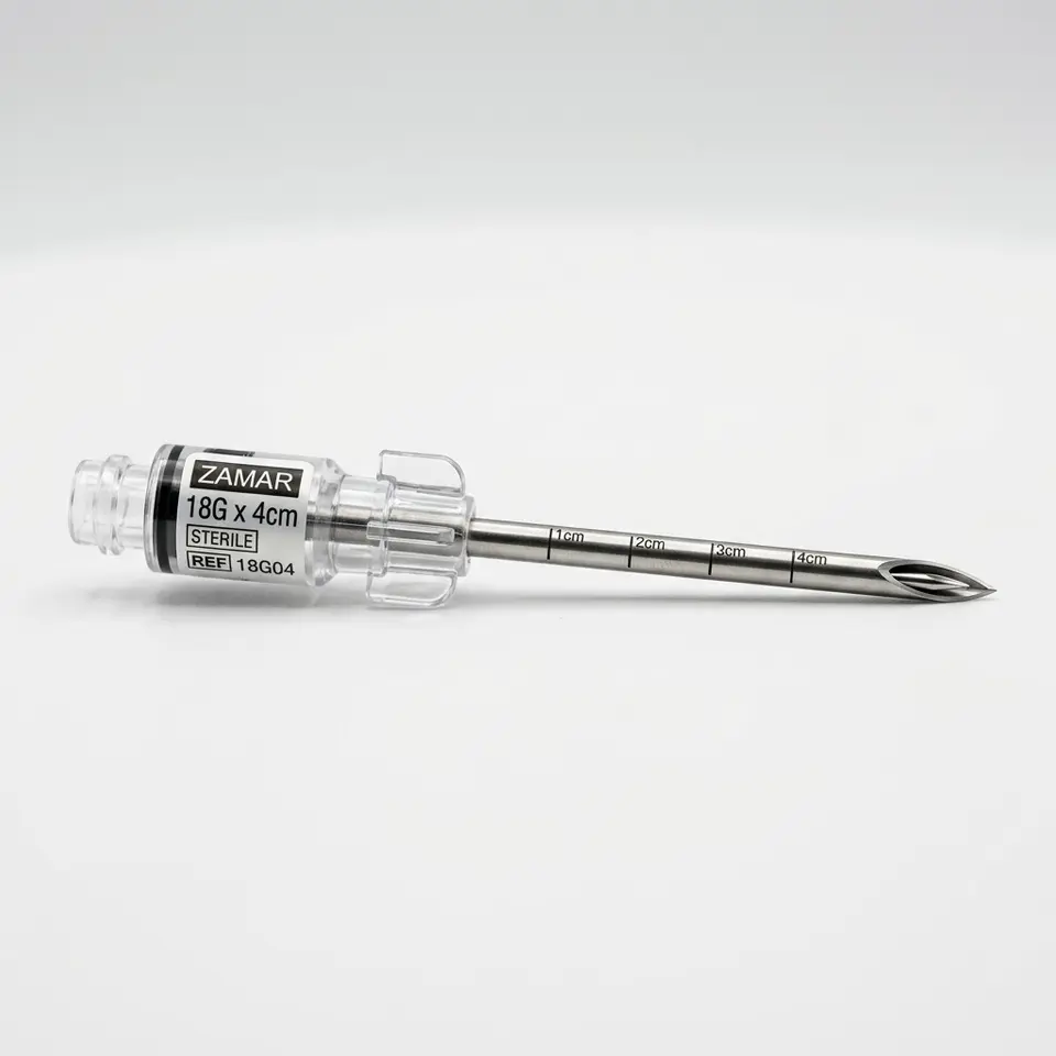 Aiguille coaxiale 18G/04 cm - ZAMAR