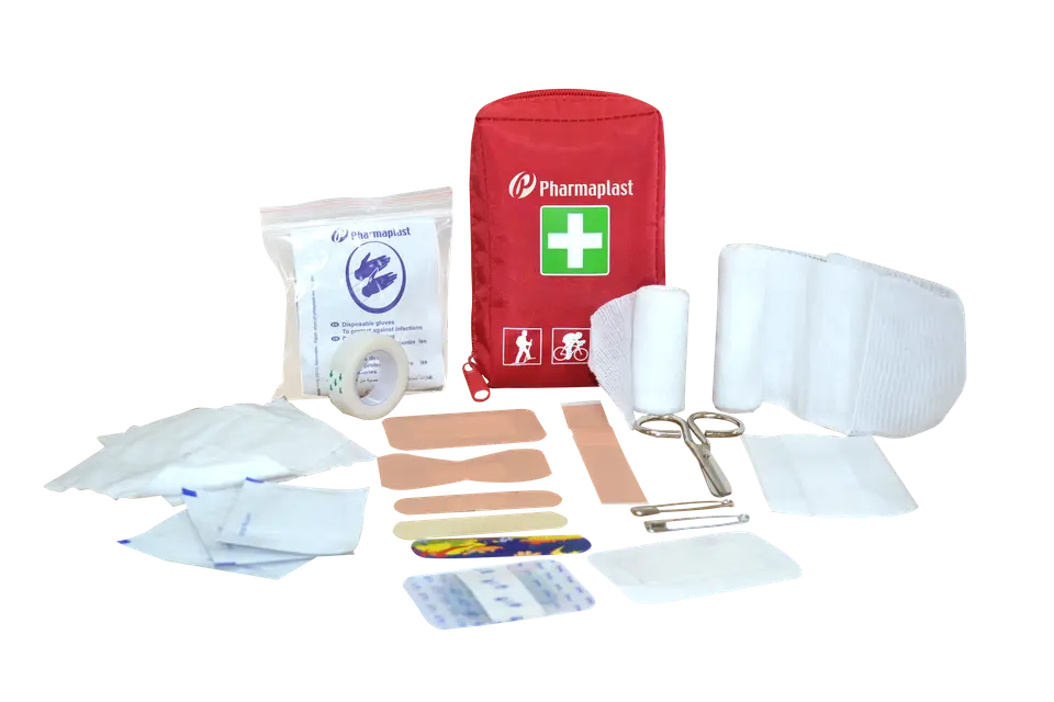 Pharmaplast Red Medium Zipper Kit