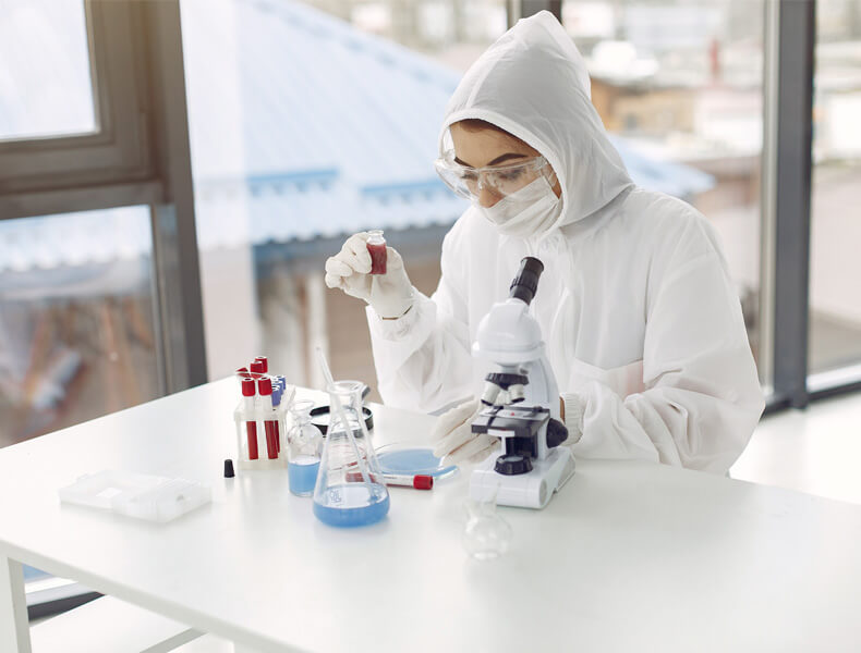 Warehouse shelves with medical supplies highlighting waste management issues