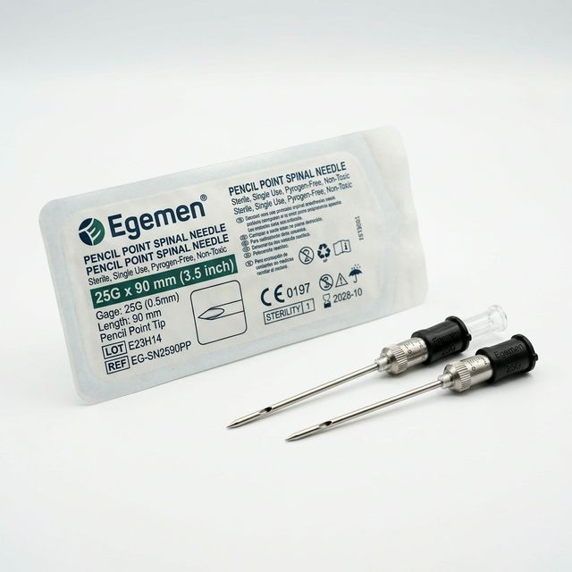 إبرةs Spinales Egemen (Pointe Crayon)