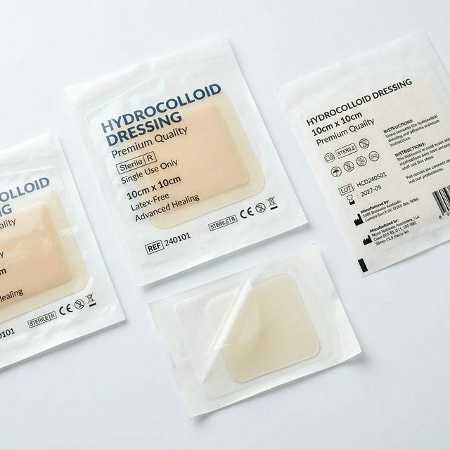 ضمادةs Hydrocolloïdes (10x10 سم)