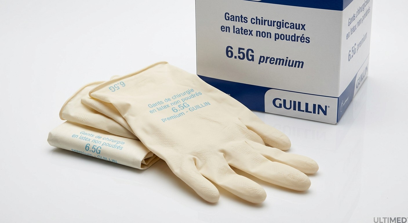 قفازات فحص طبية لاتكس GUILLIN