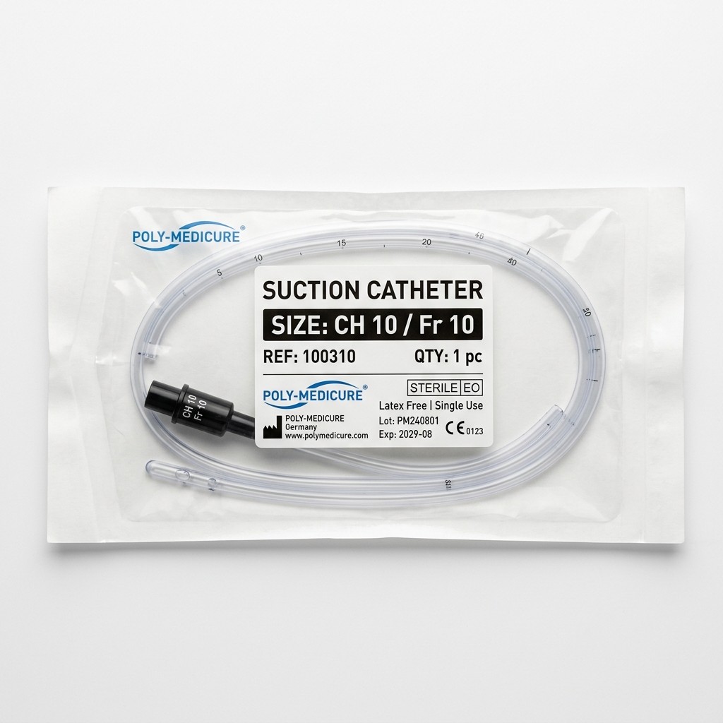 Sonde d'aspiration CH 10 Ref. 2001 - Poly-Medicure