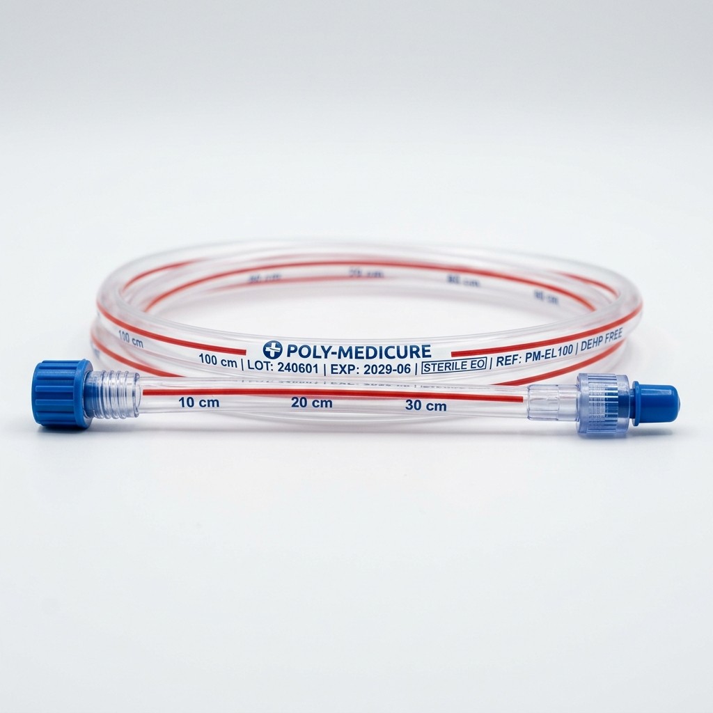 وصلة تمديد 100 سم ref1012l - POLY-MEDICURE