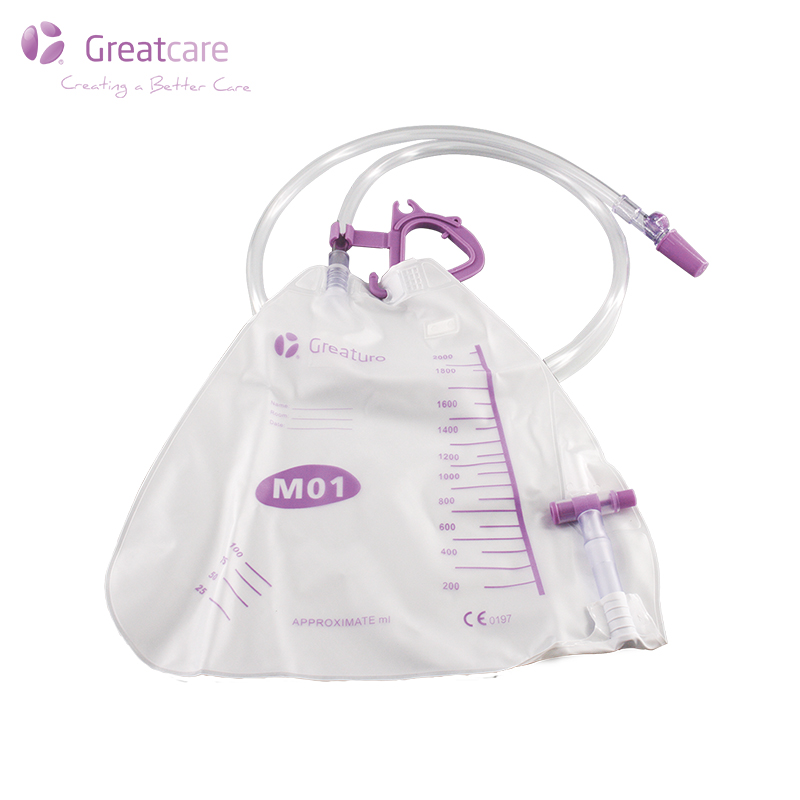 Greatcare Urine أنبوب نزحage Bag