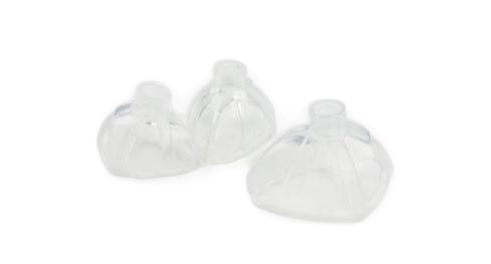 Masque d'anesthésie taille 3 silicone reutilisable